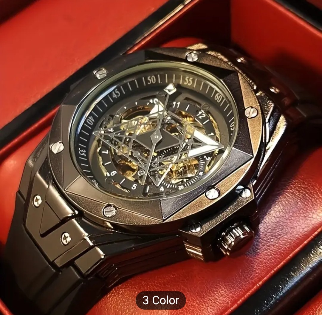 Classic black dial watch
